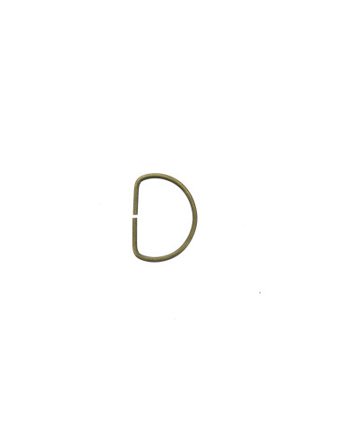 Anello a D 16 mm - Bronzo