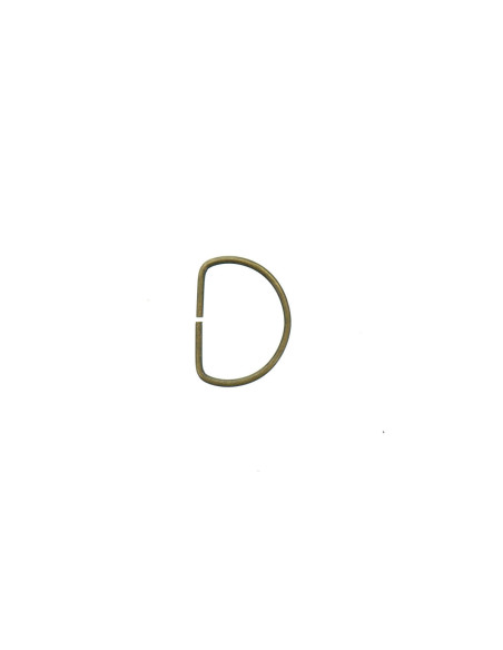 Anello a D 16 mm - Bronzo