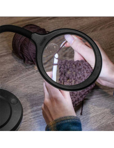 Lampada con lente d'ingrandimento da tavolo ultra luminosa Carson Optical 2