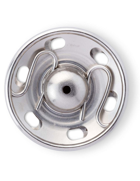 Bottoni a pressione da cucire 30 mm - Argento