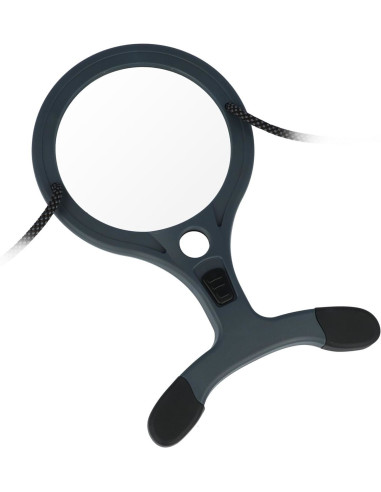 Lente d'ingrandimento a mani libere di lusso regolabile con cordoncino Carson Optical
