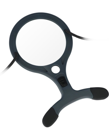 Lente d'ingrandimento a mani libere di lusso regolabile con cordoncino Carson Optical