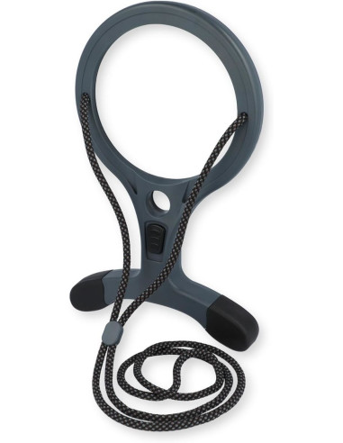 Lente d'ingrandimento a mani libere di lusso regolabile con cordoncino Carson Optical