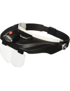 Lampada lente d'ingrandimento a fascia Magnivisor Deluxe Carson Optical