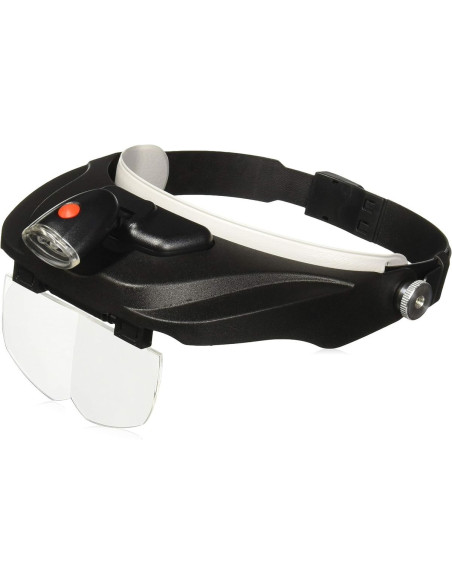 Lampada lente d'ingrandimento a fascia Magnivisor Deluxe Carson Optical