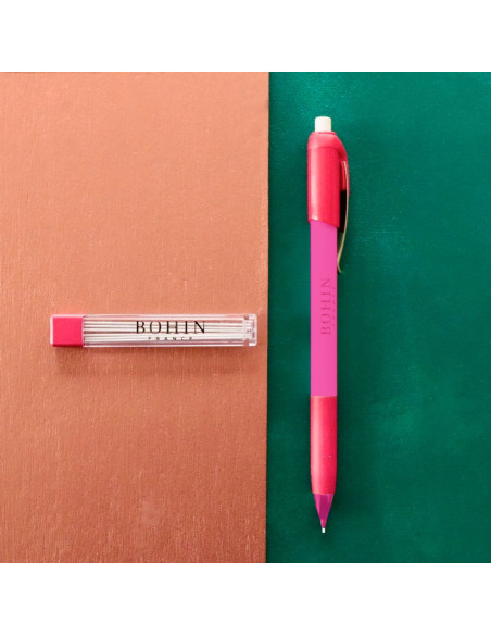 Matita a gesso portamine extra-fine Bohin - Matita rosa