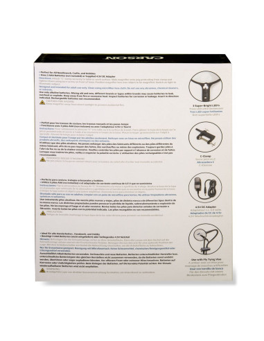 Lente d'ingrandimento con braccio flessibile illuminato MagniFlex Carson Optical
