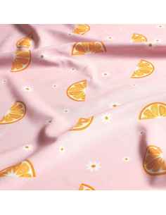 Tessuto lycra costume da bagno - Fetta di limone