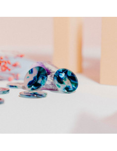 Confezione di 10 bottoni in biorisina 20 mm 4 fori - Sublime 2