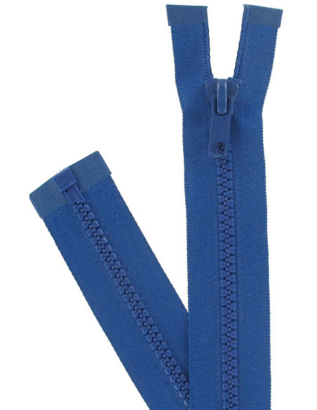Cerniera lampo separabile sintetica - Blu bugatti