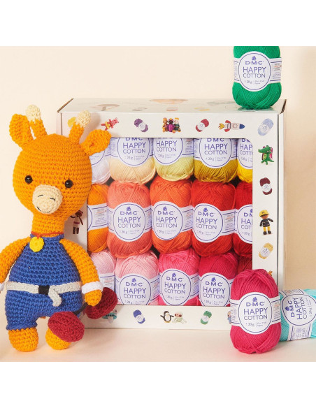 Scatola 30 gomitoli Happy Cotton DMC