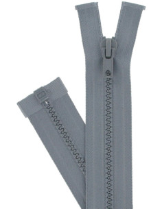 Cerniera separabile sintetica - Grigio scuro
