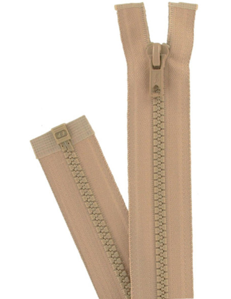 Cerniera separabile sintetica - Beige antilope