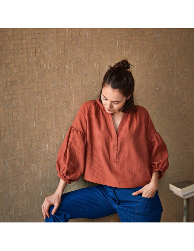 Cartamodello per blusa o abito Okinawa - Ikatee
