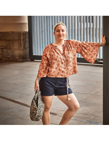 Cartamodello per blusa o abito Okinawa - Ikatee