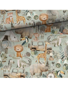 Tessuto cotone premium - Safari