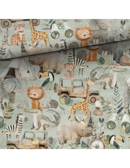 Tessuto cotone premium - Safari