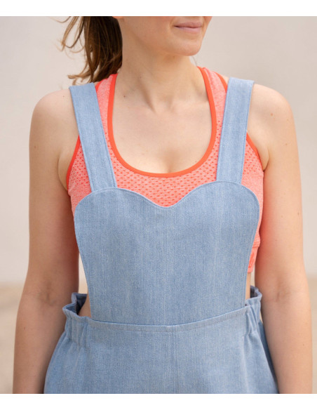 Modello di salopette, pantaloni e shorts Hélium - Anna Rose patterns