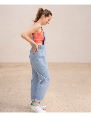 Modello di salopette, pantaloni e shorts Hélium - Anna Rose patterns