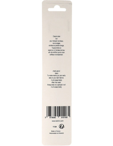 Gesso a matita Zebra Bohin - Nero