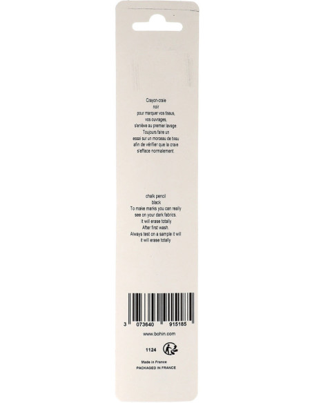 Gesso a matita Zebra Bohin - Nero