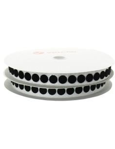 Pastiglie VELCRO® Brand nere - Rotolo da 25 m - Ø 19 mm