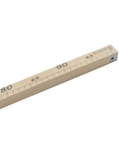 Metro in legno omologato quadrato