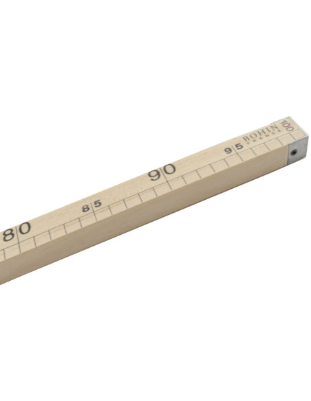 Metro in legno omologato quadrato