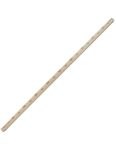 Metro in legno omologato quadrato