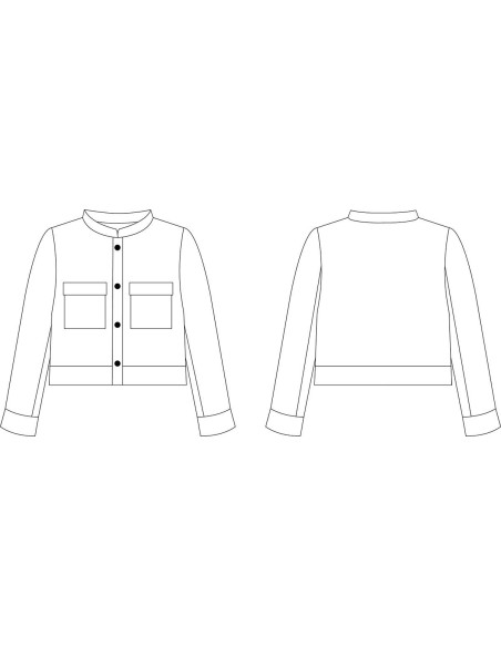 Modello di giacca Clarence - Cha´ Coud