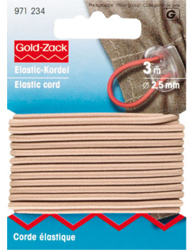 Corda elastica beige