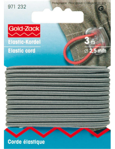 Corda elastica grigia