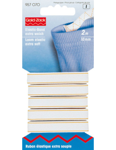 Nastro elastico extra morbido 10mm