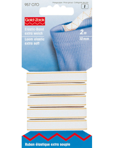Nastro elastico extra morbido 10mm