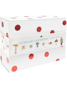 Set di 35 gomitoli di cotone Ricorumi - Shrooom