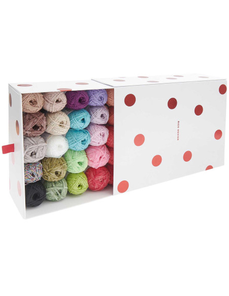 Set di 35 gomitoli di cotone Ricorumi - Shrooom
