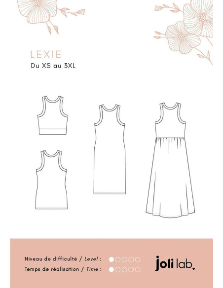 Modello di abito Lexie - Joli Lab