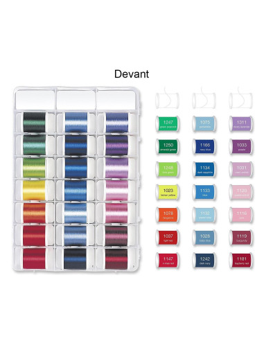 Valigia di fili da ricamo Deluxe Rayon 1000 m Madeira