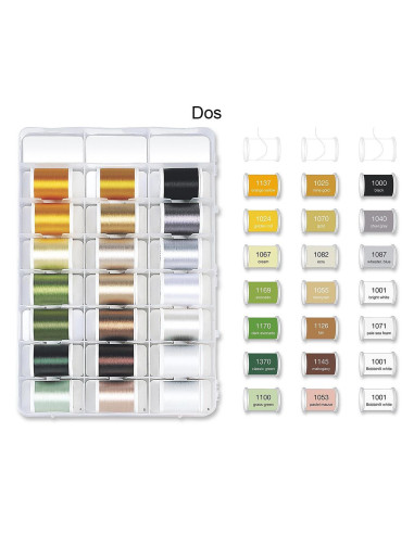 Valigia di fili da ricamo Deluxe Rayon 1000 m Madeira