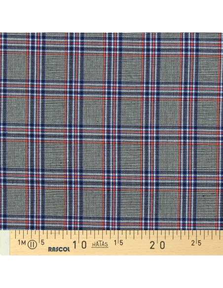 Tessuti scozzesi tartan alla moda - Blu, nero e arancione