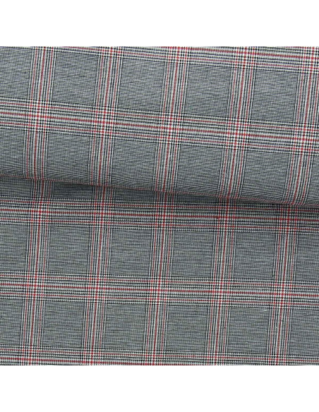 Tessuti scozzesi tartan alla moda - Nero e rosso