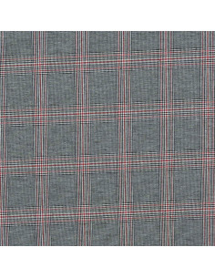Tessuti scozzesi tartan alla moda - Nero e rosso 2