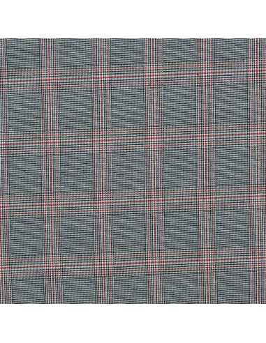 Tessuti scozzesi tartan alla moda - Nero e rosso
