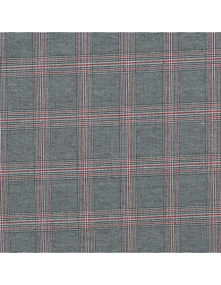 Tessuti scozzesi tartan alla moda - Nero e rosso