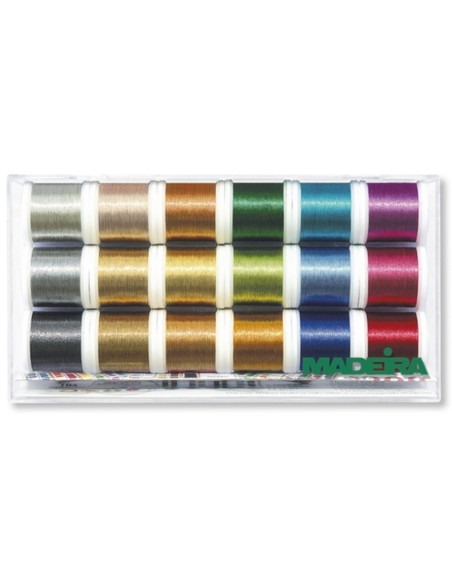 Scatola di fili Metallic Glamour Madeira