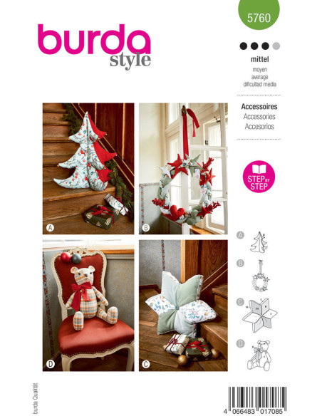 Modello di decorazione - Burda 5760