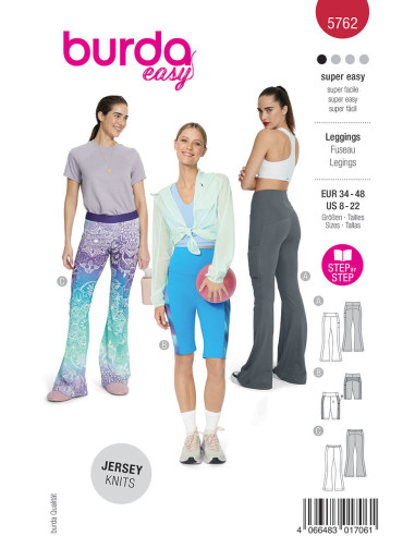 Modello di leggings - Burda 5762