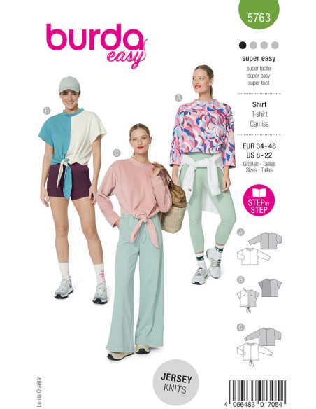 Modello di T-shirt - Burda 5763