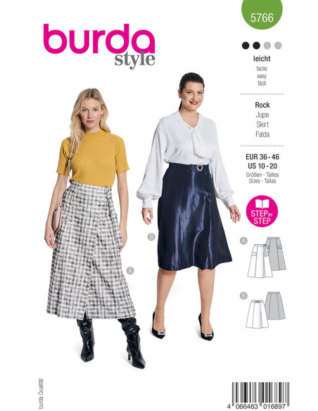 Modello di gonna - Burda 5766