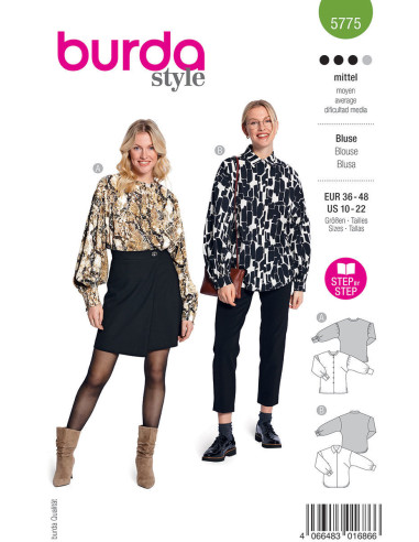 Modello di camicetta - Burda 5775